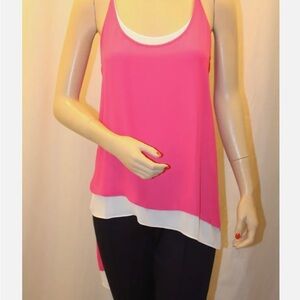 NEW BCBG MAX AZRIA BEGONIA COMBO HANNE SLEEVELESS TOP